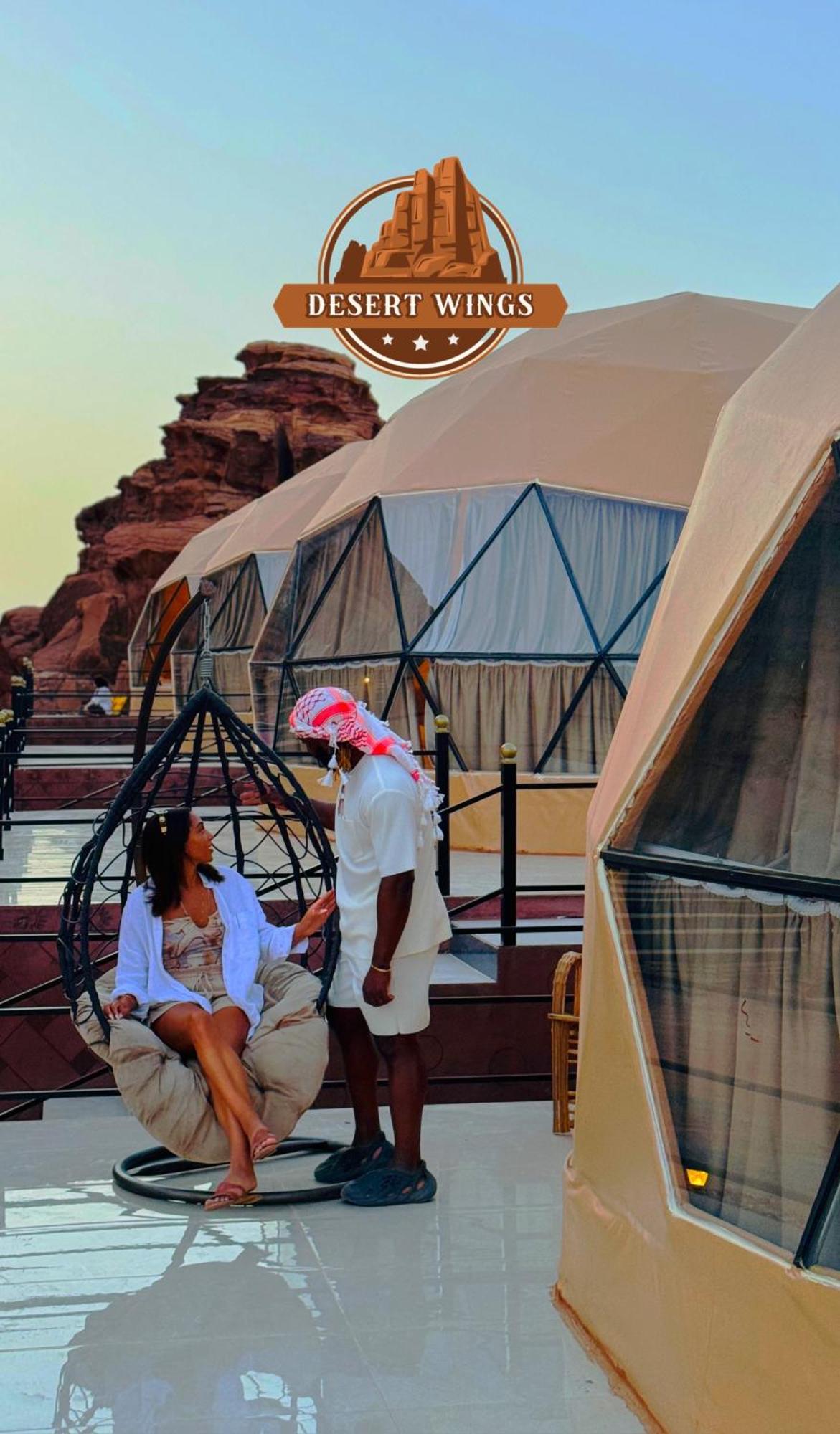 Rum Wings Bubble Luxury Camp Wadi Rum Luaran gambar