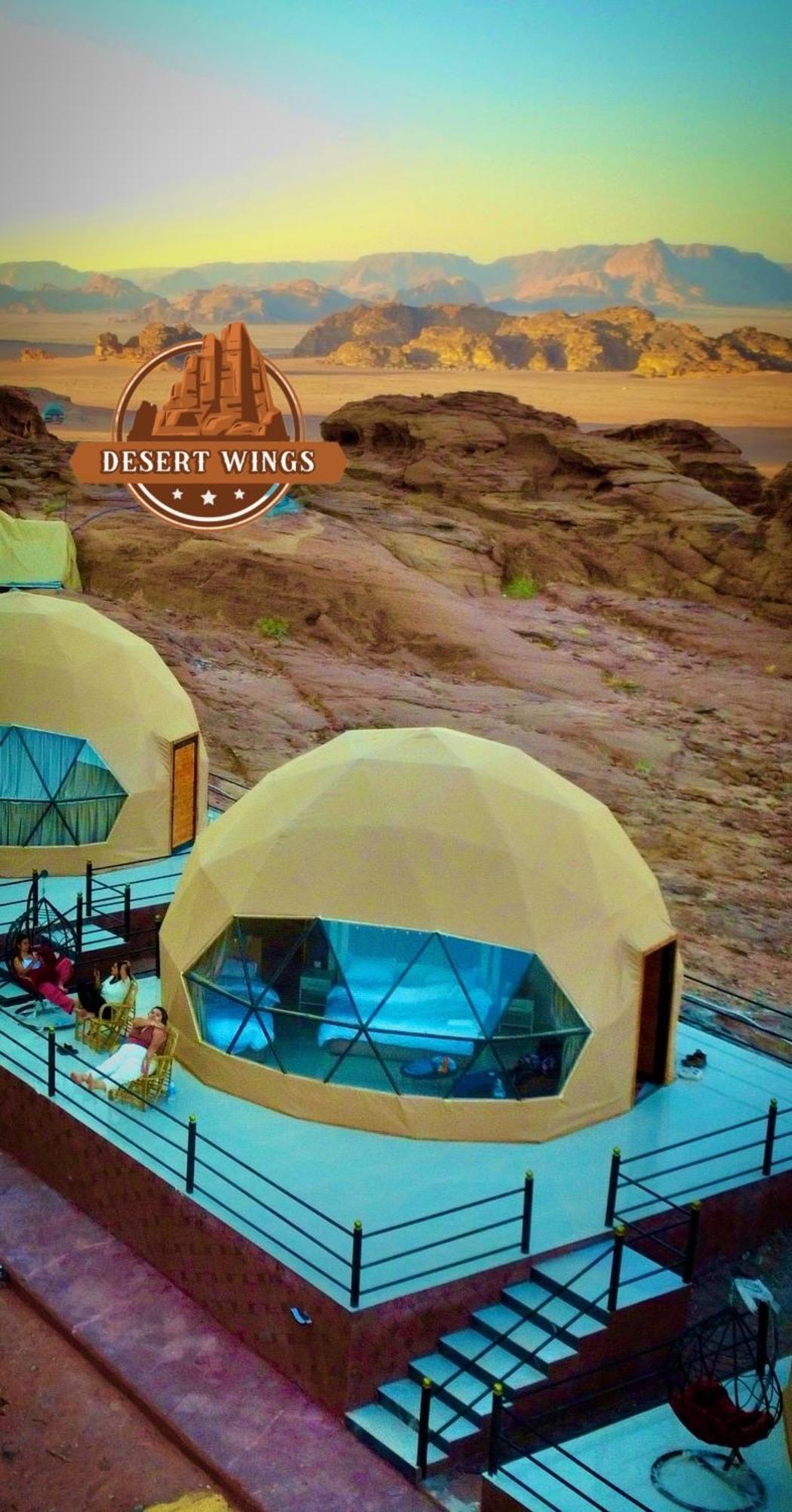 Rum Wings Bubble Luxury Camp Wadi Rum Luaran gambar